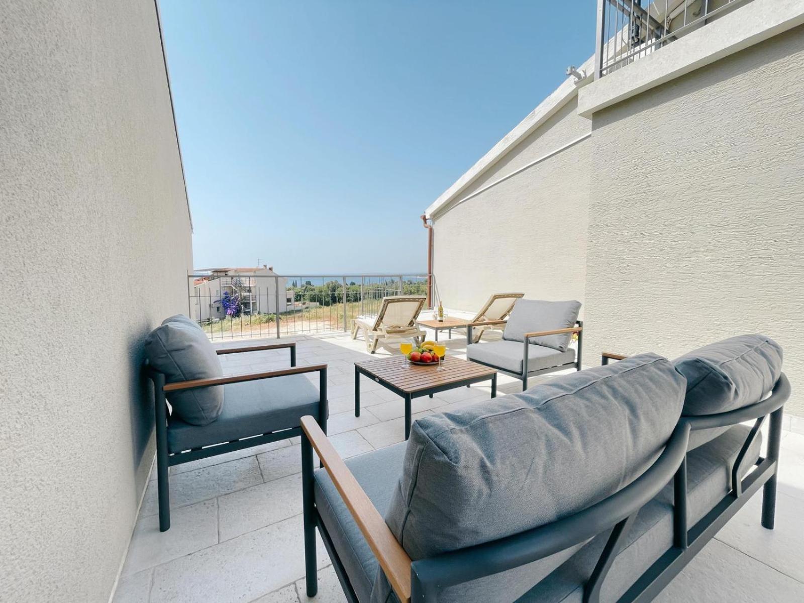 Caramel Comforts With Sea View In Stinjan Only 300 Meters From The Beach Pula Eksteriør billede